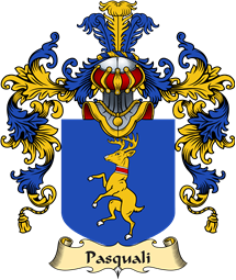 Italian Family Coat of Arms (v.25a) Pasquali