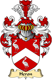 English Coat of Arms (v.23) for the family Heron