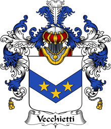 Italian Family Coat of Arms (v.25b) Vecchietti