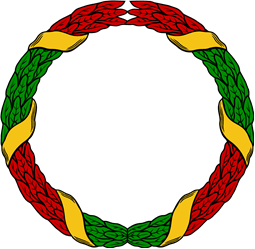 Wreath and Ribbon