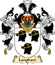 English Family Coat of Arms (v.25) Langham