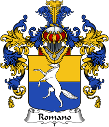 Italian Family Coat of Arms (v.25b) Romano