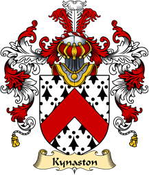 Welsh Family Coat of Arms (v.25) Kynaston (Descended from Iorwerth Goch)