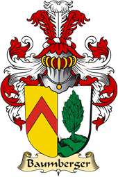 v.23 Coat of Family Arms from Germany for Baumberger