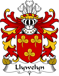 Welsh Coat of Arms for Llywelyn (DYFARCH)