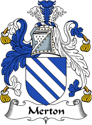 English Coat of Arms for the family Merton