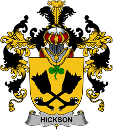 Irish Family Coat of Arms (v.25b) Hickson