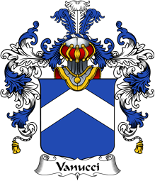 Italian Family Coat of Arms (v.25b) Vanucci