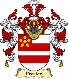 English Family Coat of Arms (v.25) Preston