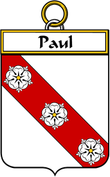 French Coat of Arms Badge for Paul