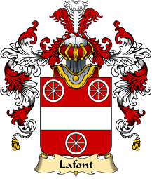 French Family Coat of Arms (v.25) Lafont
