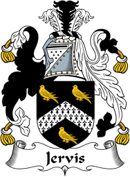 Irish Coat of Arms for Jervis or Jervois