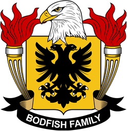 Coat of arms used by the Bodfish family in the United States of America