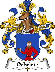 German Wappen Coat of Arms for Oehrlein