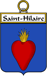 French Coat of Arms Badge for Saint-Hilaire