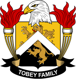 Coat of arms used by the Tobey family in the United States of America