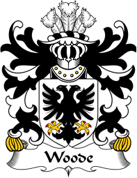 Welsh Coat of Arms for Woode (de la, of Flint)