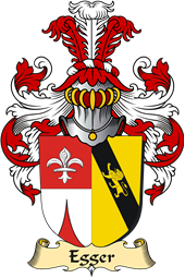 v.23 Coat of Family Arms from Germany for Egger