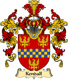 English Family Coat of Arms (v.25) Kendall