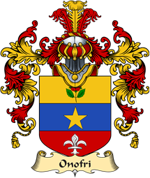 Italian Family Coat of Arms (v.25a) Onofri