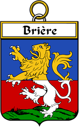 French Coat of Arms Badge for Brière