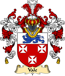 Irish Family Coat of Arms (v.25a) Valle or Vale