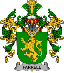 Irish Family Coat of Arms (v.25b) Farrell or O