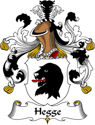German Wappen Coat of Arms for Hegge