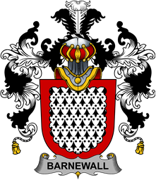 Irish Family Coat of Arms (v.25b) Barnewall