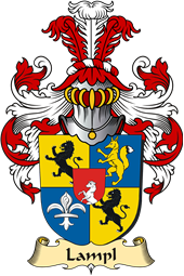 v.23 Coat of Family Arms from Germany for Lampl