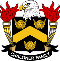 Coat of arms used by the Chaloner family in the United States of America