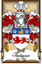 Scottish Coat of Arms Bookplate for Finlayson