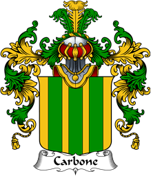 Italian Family Coat of Arms (v.25b) Carbone