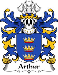 Welsh Coat of Arms for Arthur II (ab uthr pendragon-King Arthur)