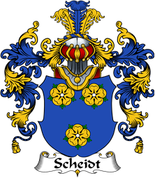 German Wappen Coat of Arms (v.25) Scheidt