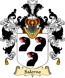 Italian Family Coat of Arms (v.25a) Salerno