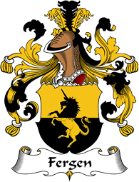 German Wappen Coat of Arms for Fergen