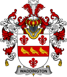 Irish Family Coat of Arms (v.25b) Waddington