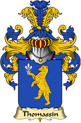 French Family Coat of Arms (v.23) for Thomassin