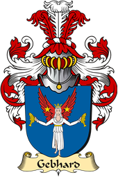 v.23 Coat of Family Arms from Germany for Gebhard