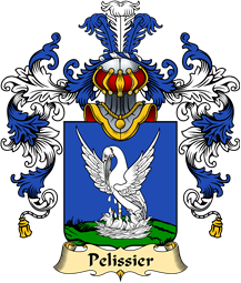 French Family Coat of Arms (v.25) Pelissier