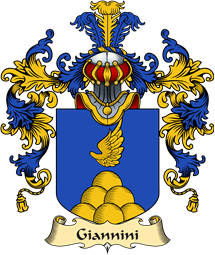 Italian Family Coat of Arms (v.25a) Giannini
