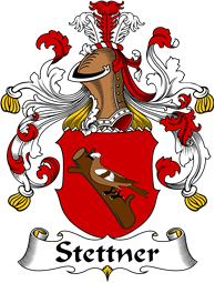 German Wappen Coat of Arms for Stettner