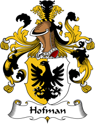 German Wappen Coat of Arms for Hofman