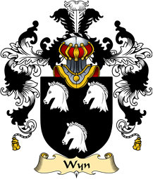 Welsh Family Coat of Arms (v.25) Wyn (Cadwaladr, of Montgomeryshire)