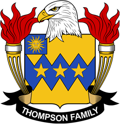Coat of arms used by the Thompson family in the United States of America