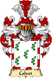 French Family Coat of Arms (v.23) for Calvet
