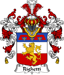 Italian Family Coat of Arms (v.25b) Righetti