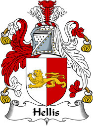 English Coat of Arms for the family Hellis