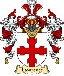 English Family Coat of Arms (v.25) Lawrence or Laurence